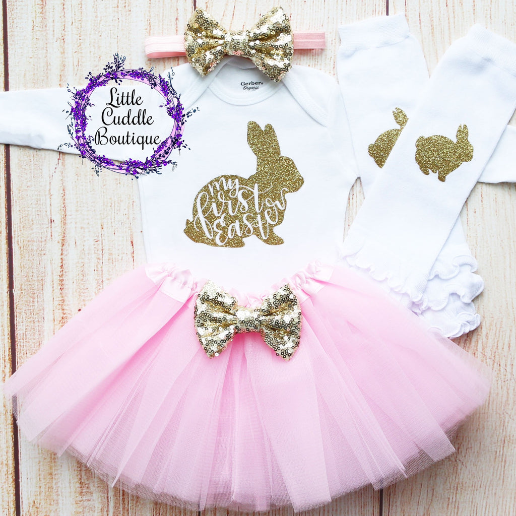 First Easter Baby Tutu Outfit