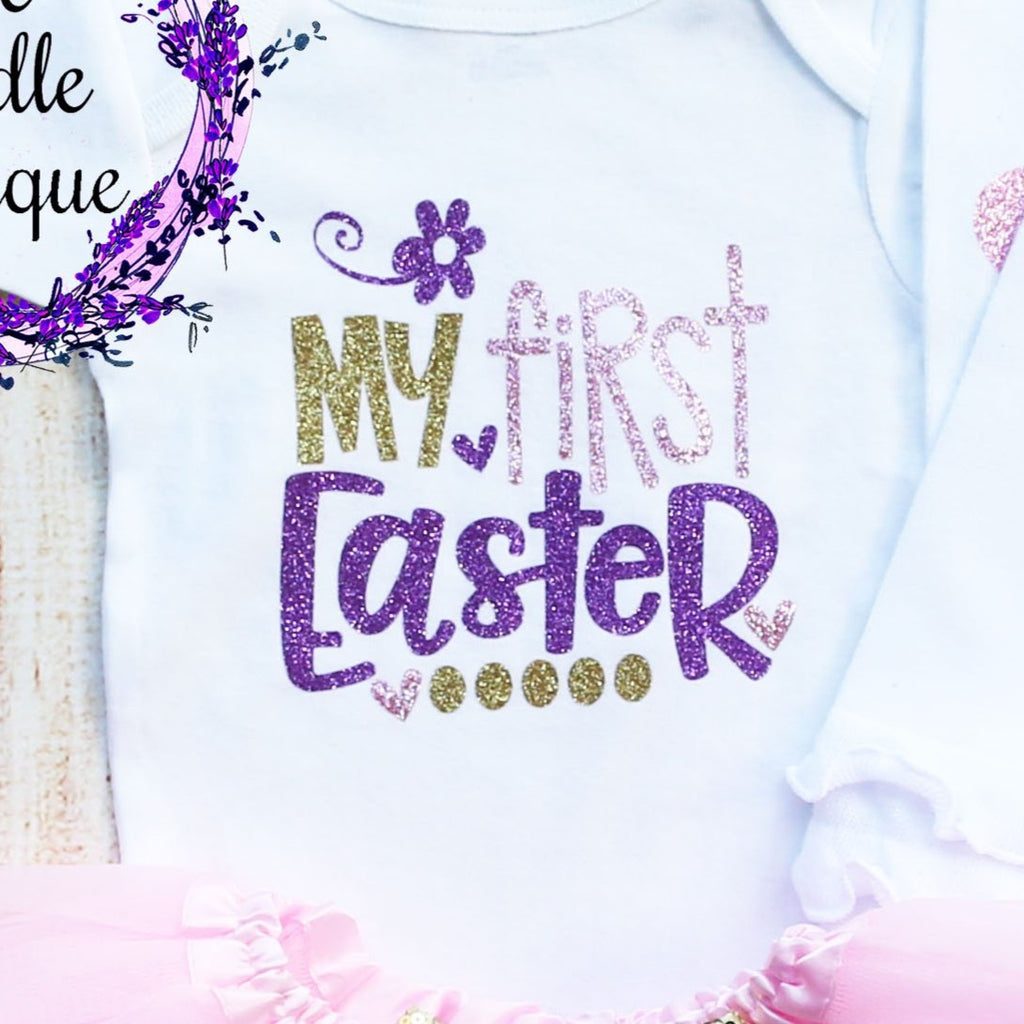 My First Easter Baby Tutu Outfit