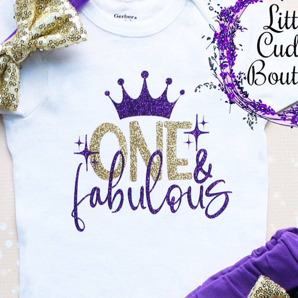 One & Fabulous Baby Shorts Outfit