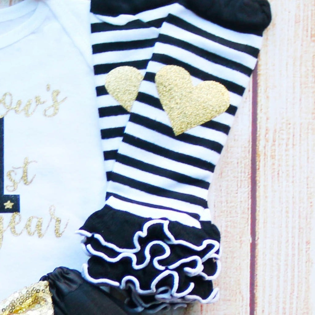 Personalized First New Year's Baby Tutu Outfit