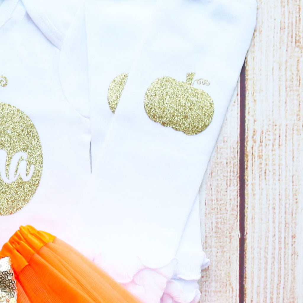 Personalized Halloween Pumpkin Baby Tutu Outfit
