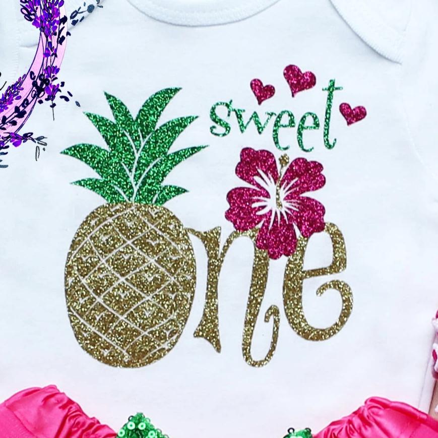 Sweet One Pineapple Birthday Tutu Outfit