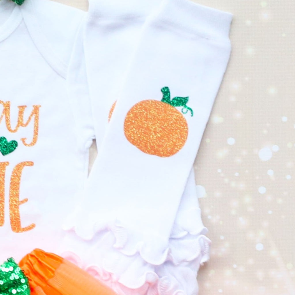 Halfway To One Pumpkin Baby Tutu Outfit