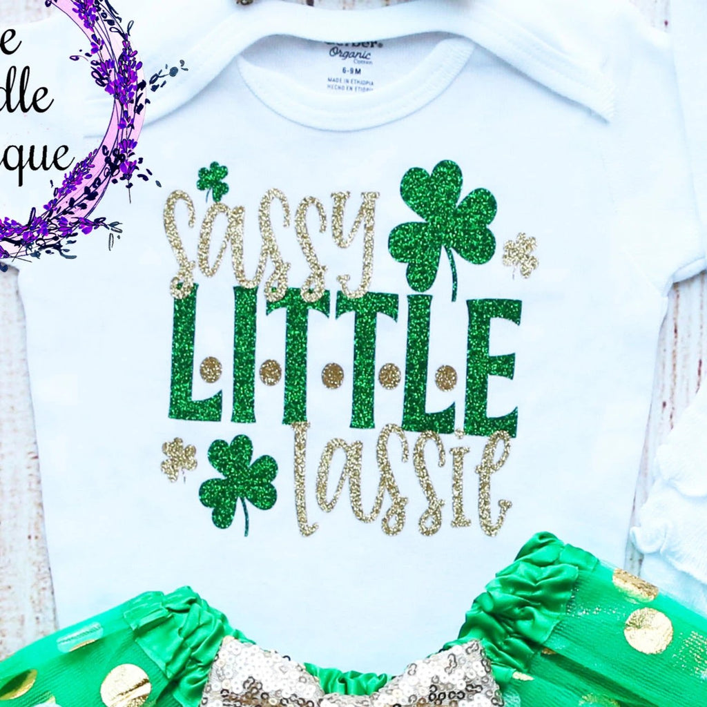 Sassy Little Lassie St. Patrick's Day Outfit