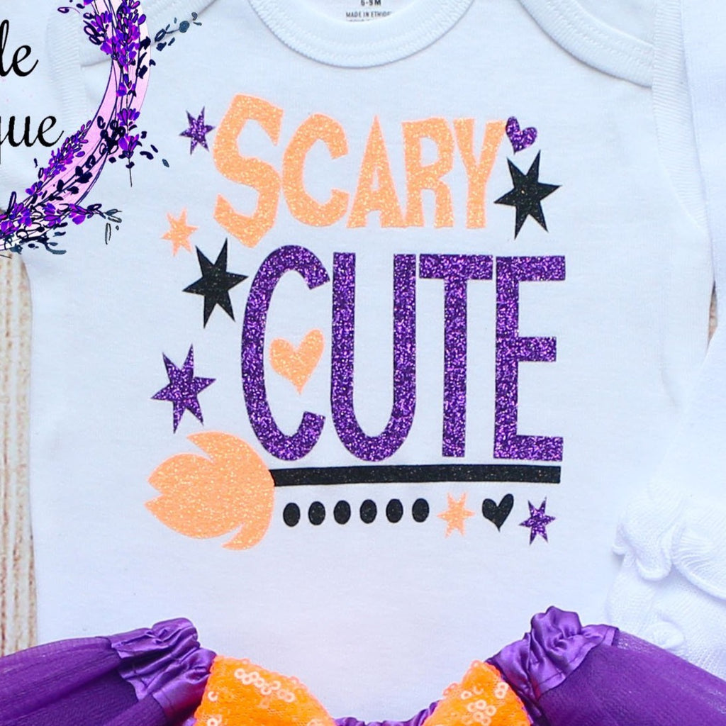 Scary Cute Halloween Baby Girl Outfit