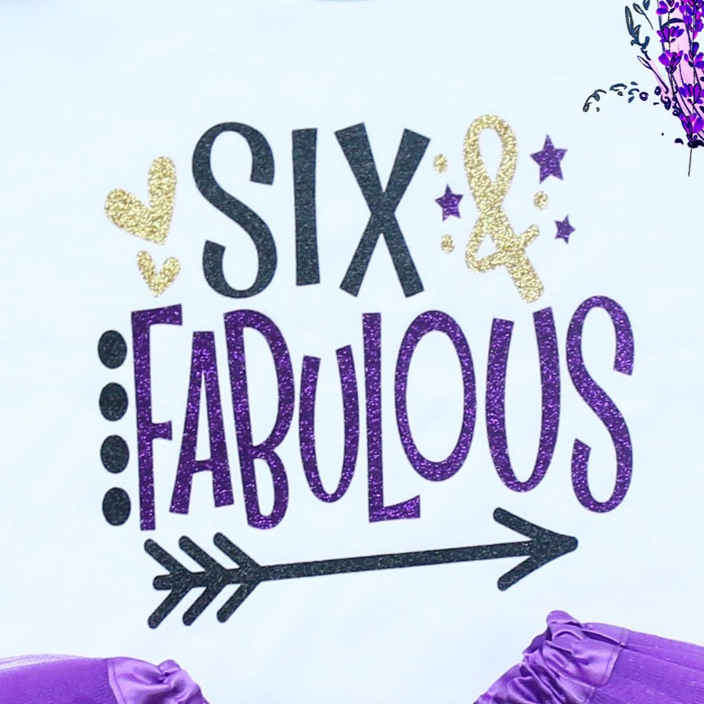 Six & Fabulous 6th Birthday Tutu Outfit