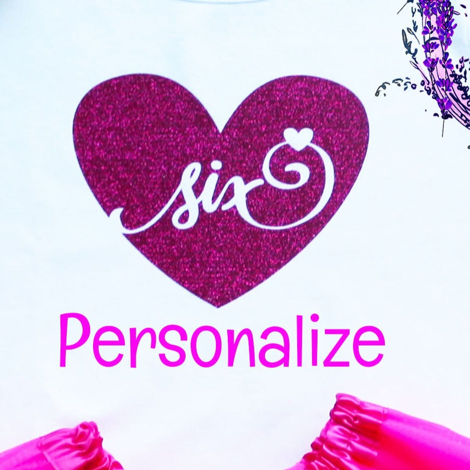 Personalized 6th Birthday Tutu Outfit