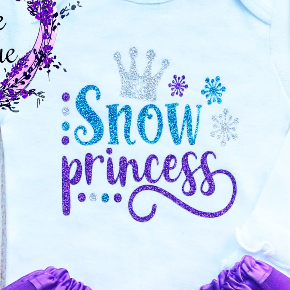Snow Princess Baby Tutu Outfit