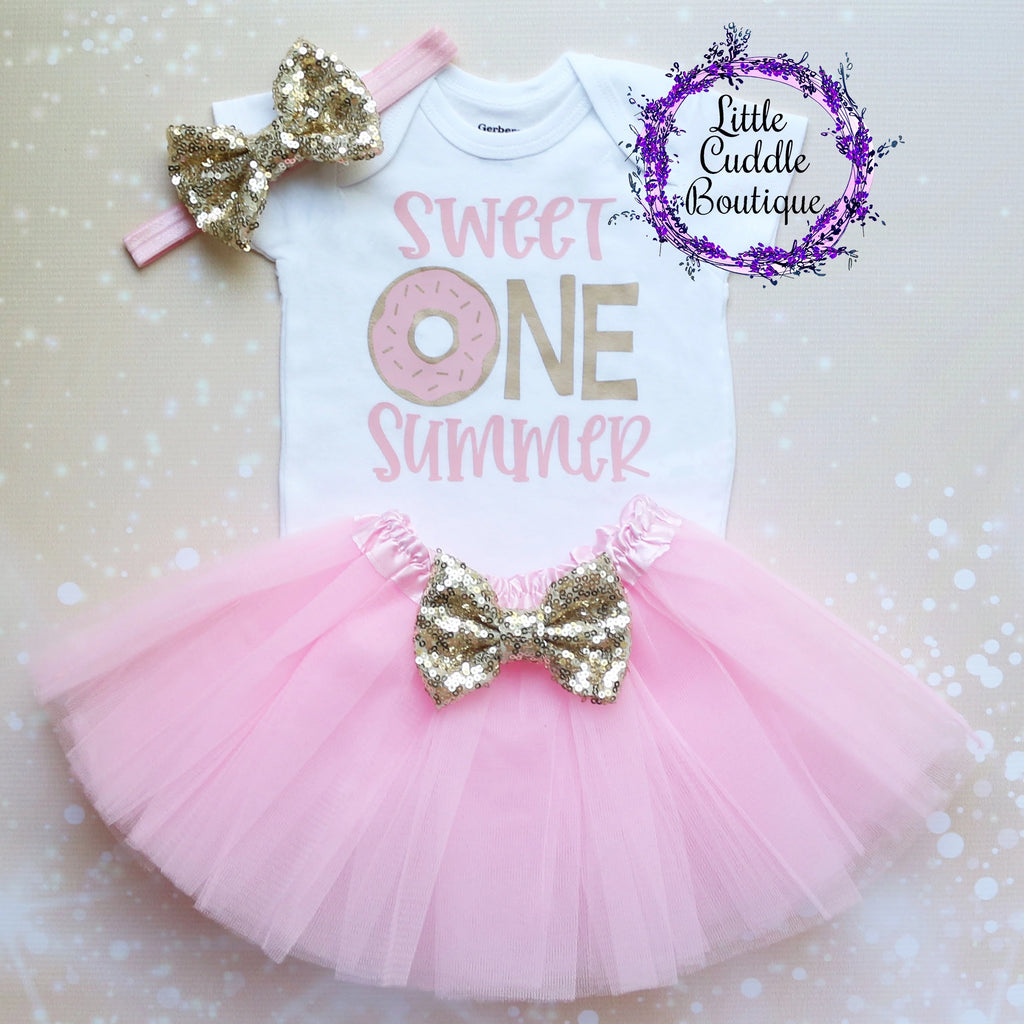 Sweet One Birthday Girl Tutu Outfit