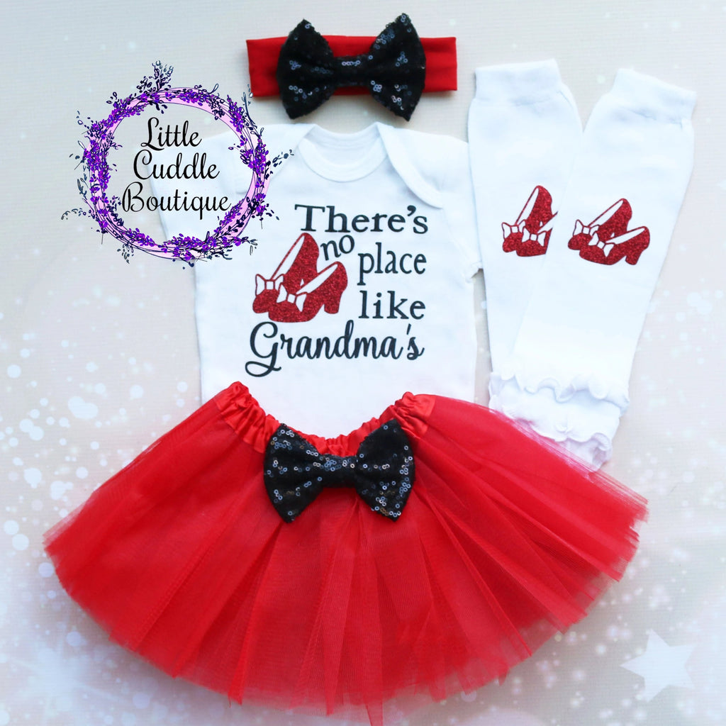 There's No Place Like Grandma's Tutu Outfit