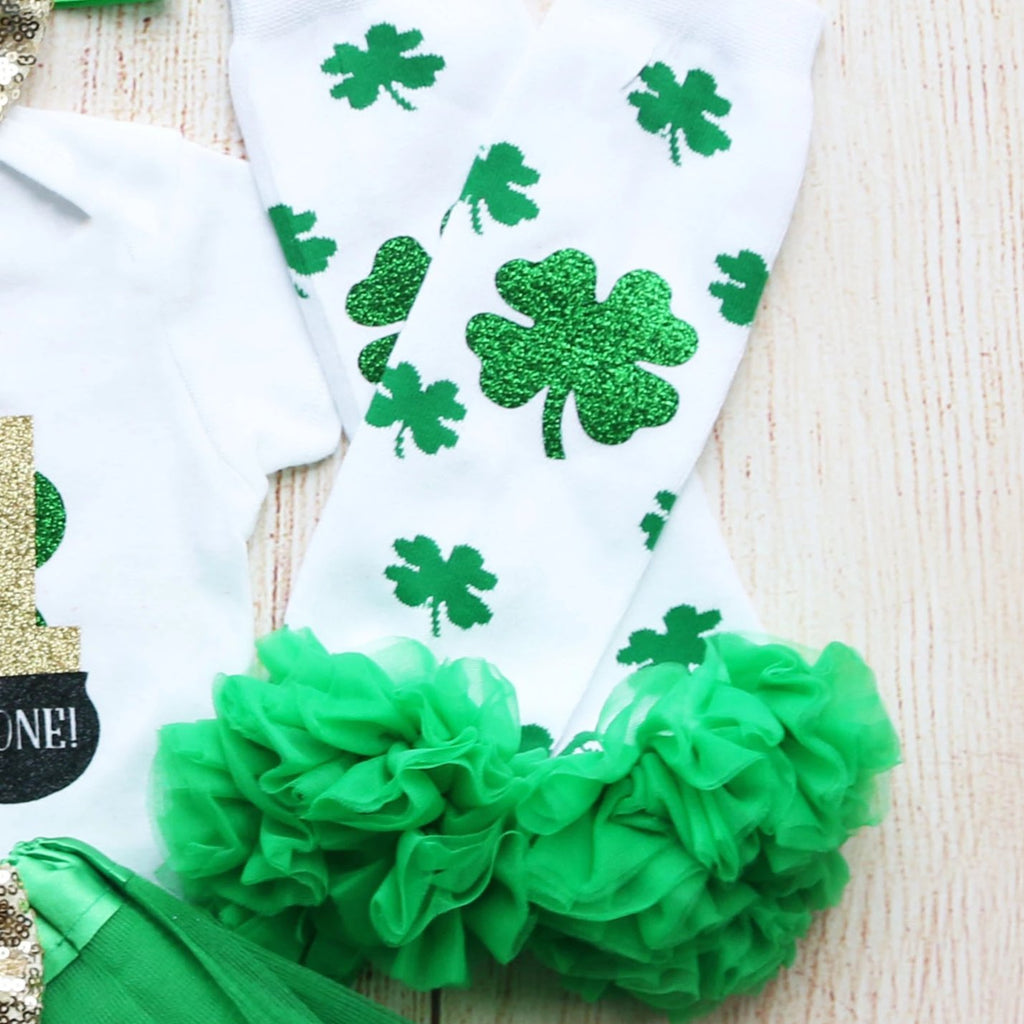 This Little Shamrock Is One St. Patrick's Day Birthday Tutu Outfit