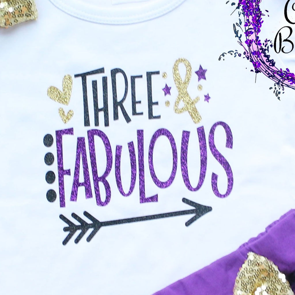 Three & Fabulous Birthday Shorts Outfit