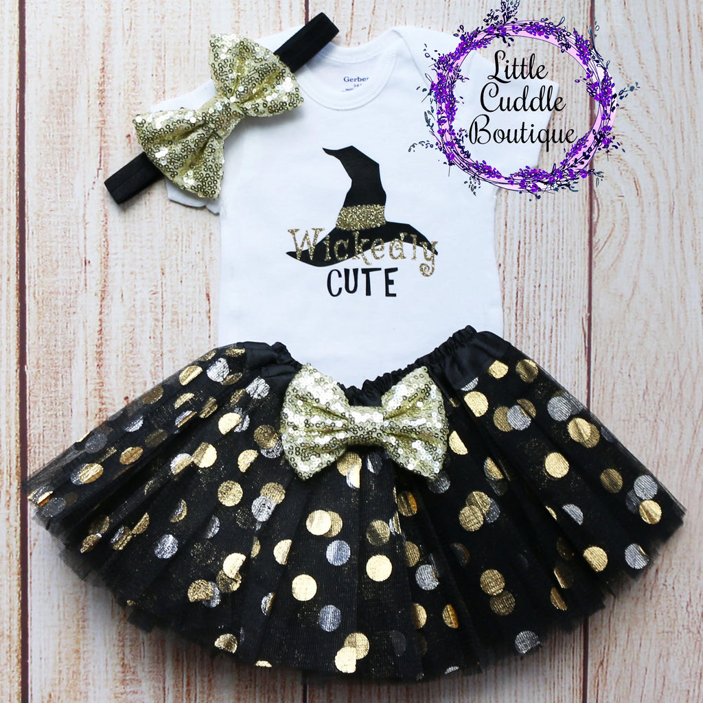 Wickedly Cute Baby Tutu Outfit